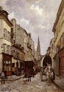 Alfred Sisley La Grande-Rue,Argenteuil France oil painting artist